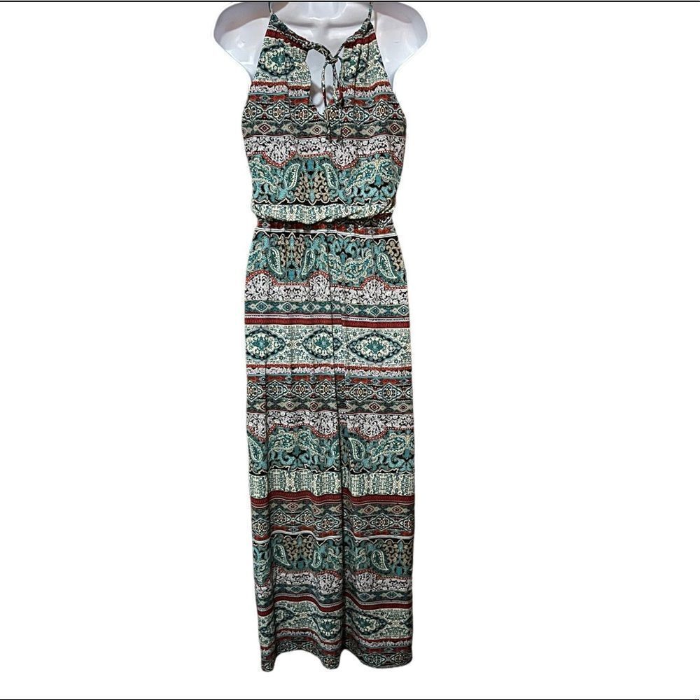 Sweet Storm Multi-Pattern Maxi Dress - Picture 4 of 6